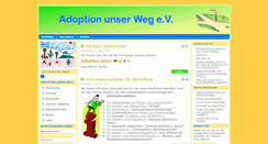 Desktop Screenshot of adoption-unser-weg.de