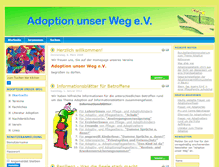 Tablet Screenshot of adoption-unser-weg.de
